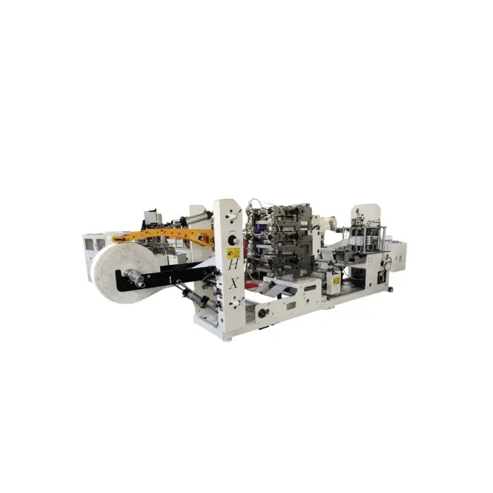 Линию для изготовления и упаковки сухих салфеток HX-230-115