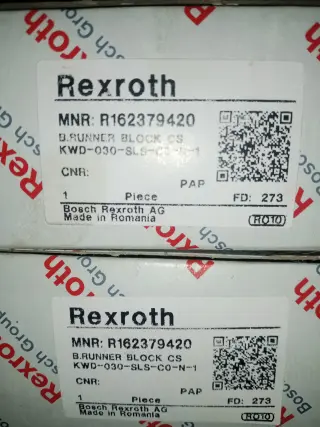 Каретки (танкетки) BOSCH Rexroth R165131320, R185122310, R18242232X, R150237065, R162379420