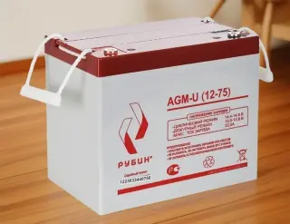 Аккумулятор Рубин Рубин AGM-U (12-75)