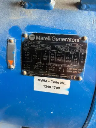 газопоршневой генератор, ГПУ, газовый генератор MWM TCG2016-V8 400 KW