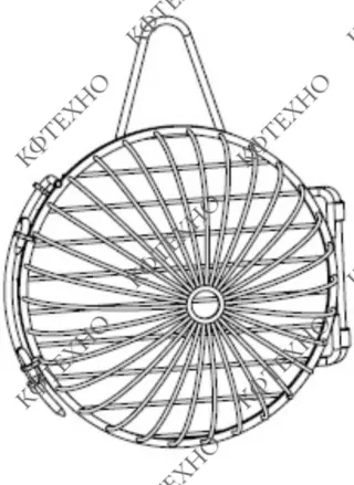 Форма-сетка КФТН 407.004-05 полусфера КФТЕХНО (Россия)