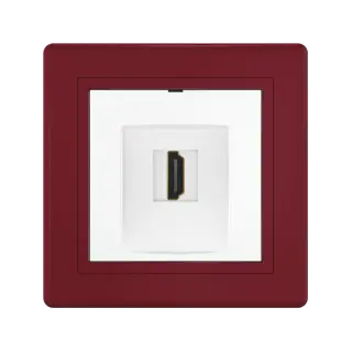 Розетка скрытой установки CADUCEUS ALING PRESTIGE с модулем Keystone HDMI тип A-A