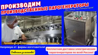Парогенераторы промышленные производственные