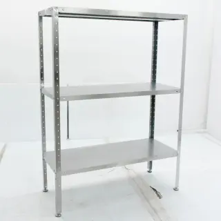 Стеллаж из нержавеющей стали 1200х300х1800 (3 полки) (в разборе)