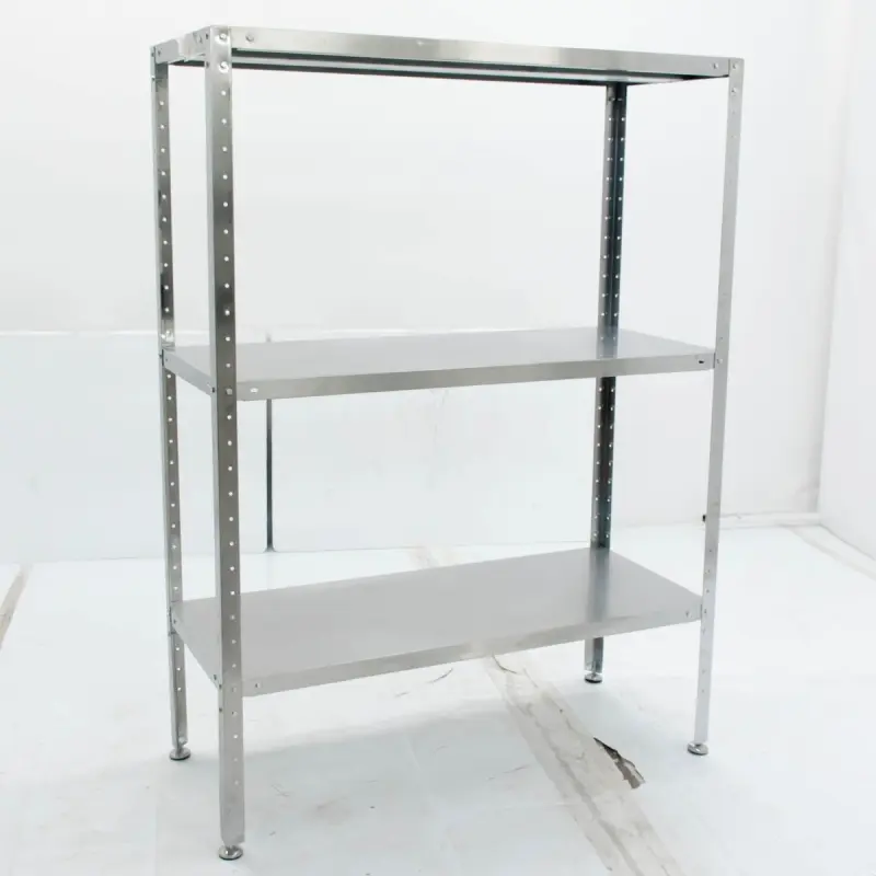 Стеллаж из нержавеющей стали 1200х300х1800 (3 полки) (в разборе)