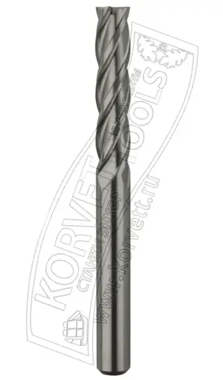 v8358z4. Фреза спиральная D8 H35 TL85 d8 Z4 HSS Co8