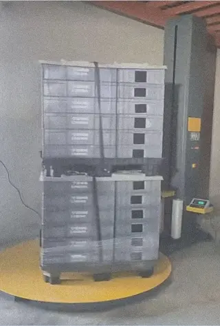 Паллетообмотчик (упаковщик) с функцией взвешивания InterPlus, WJ-1650