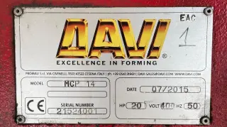 профилегибочный станок DAVI MСP