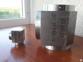 Тройник стальной для трубопровода ОСТ 95.53-98
