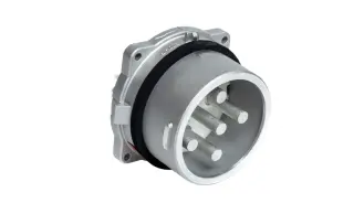 Вилка встраиваемая панельная 250А, 380-440v., 3P+N+E, Металл AS7G. Макс. сеч. 95/120 мм², IP66/67. Арт. 3PS2A3NE01. (PROCONECT, Франция)