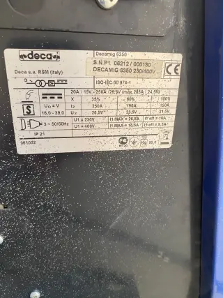 На проверке Сварочный полуавтомат Brima Decaming 6350