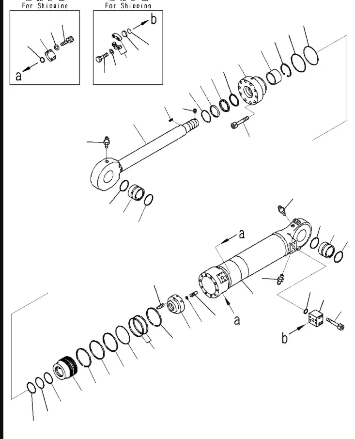 АК-5-707-Е1-01880 Гидроцилиндр Komatsu РС2000-8