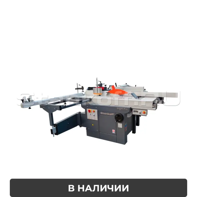 Комбинированный станок с шейперным валом C400 PRO MAX Spiral с кареткой 2200 мм