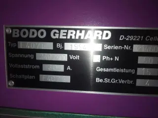 Станок изготовления прямолинейного фацета на стекле Bodo Gerhard F407E
