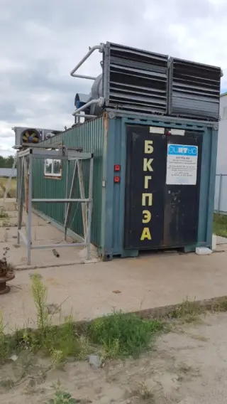 Блочно-контейнерный газопоршневой электроагрегат БКГПЭА-400(200+200)