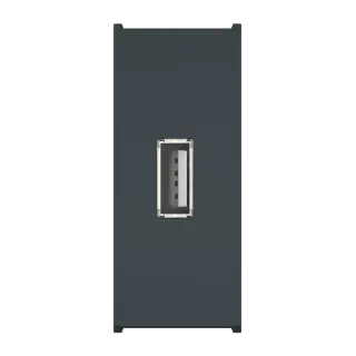 Встраиваемая розетка USB 2.0 тип А CADUCEUS ALING MODE для зарядки 1-го устройства, механизм