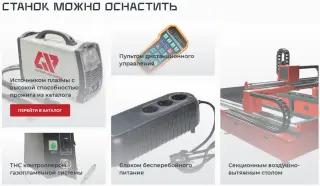 Станок плазменной резки металла с ЧПУ ГИПЕРПЛАЗМА LITE