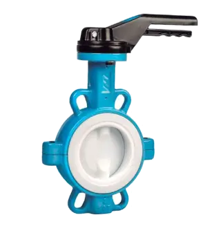 Дисковые затворы с уплотнением PTFE