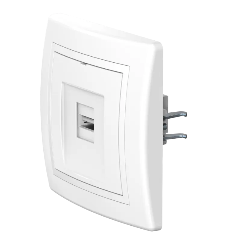 Розетка скрытой установки CADUCEUS ALING PRESTIGE с модулем Keystone USB 2.0 тип А-А, 250В~