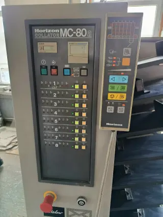 Листоподборочная башня Horizon MC80A и буклетмейкер SPF-10