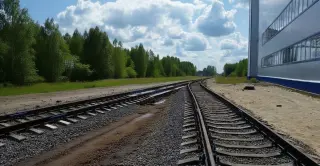 Замена шпалы на железнодорожных подъездных путях
