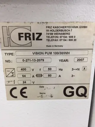 облицовочный станок FRIZ PUM 100 30WH