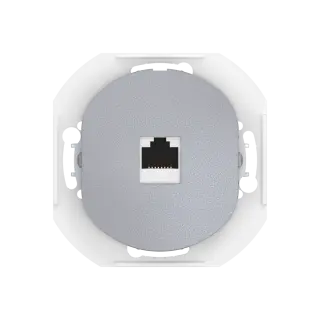 Розетка скрытой установки компьютерная CADUCEUS ALING EON с модулем Keystone RJ45 8P8C, cat.6A, UTP, механизм