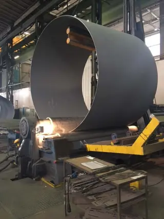 Вальцы 3-х валковые «FACCIN» 3500 x 40 мм Италия
