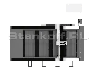 Оптоволоконный лазер для резки металла XTC-2040W/4000 Raycus