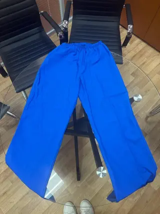 Брюки женские синие, бязь