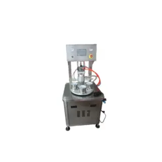 Полуавтоматическая вакуумная укупорочная машина GJV-4