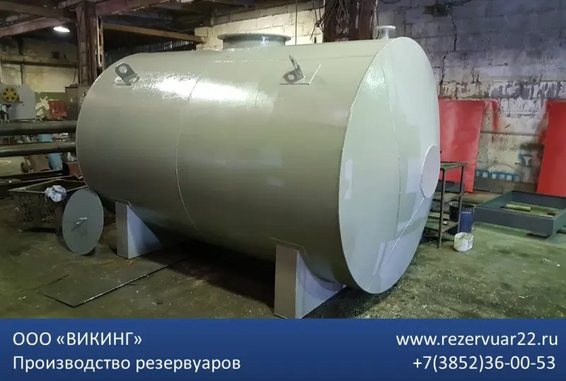 Резервуар горизонтальный стальной наземный (РГСН) 25м3