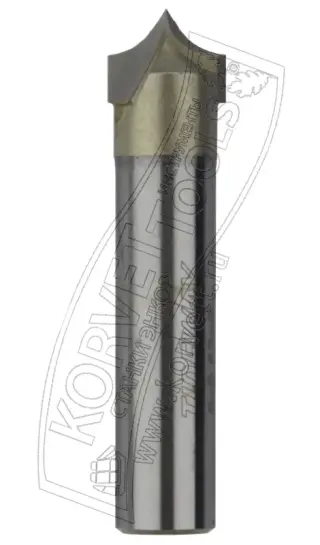 0405-952. Фреза пазовая фасонная R9.52 D19 Н13 TL60 Х8