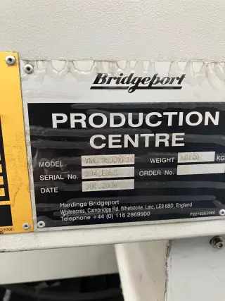 3-х осевой обрабатывающий центр BRIDGEPORT - VMC 1500 XP3 MACH-ID 8758 Производитель: BRIDGEPORT Тип: VMC 1500 XP3 Контроль: HeidenHain iTNC