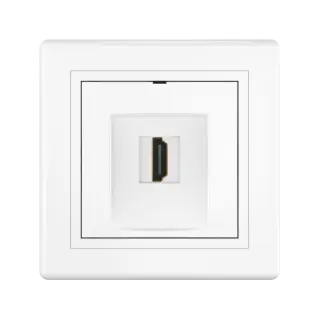 Розетка скрытой установки CADUCEUS ALING PRESTIGE с модулем Keystone HDMI тип A-A