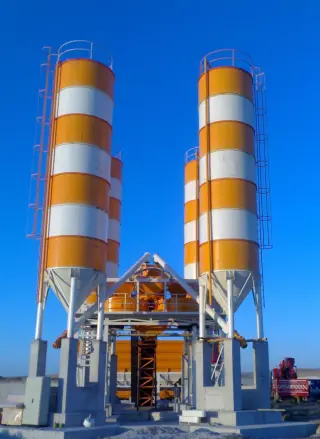 Мобильный бетонный завод Polygonmach Mobile 30 (30 м3/час)