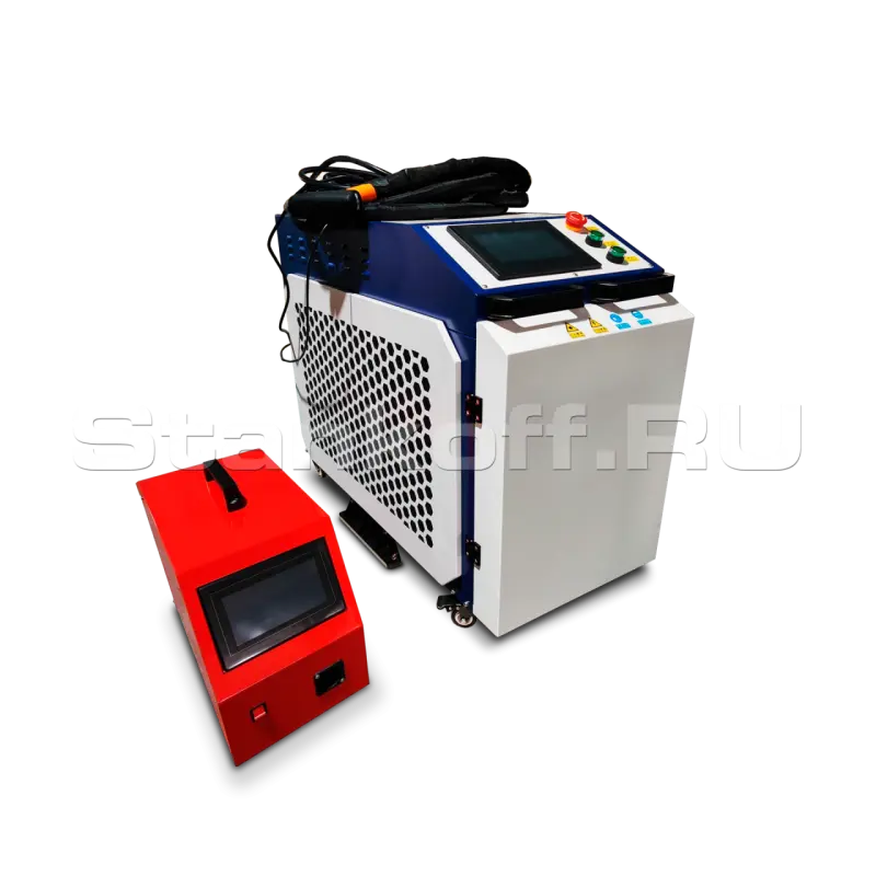 Оптоволоконный лазерный сварочный аппарат + лазерный очиститель + лазерный резак 4 в 1  LWC-3000/Raycus