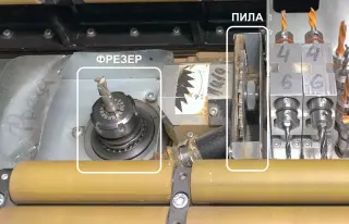 Сверлильно-присадочный станок с фрезером VITAP Point K2