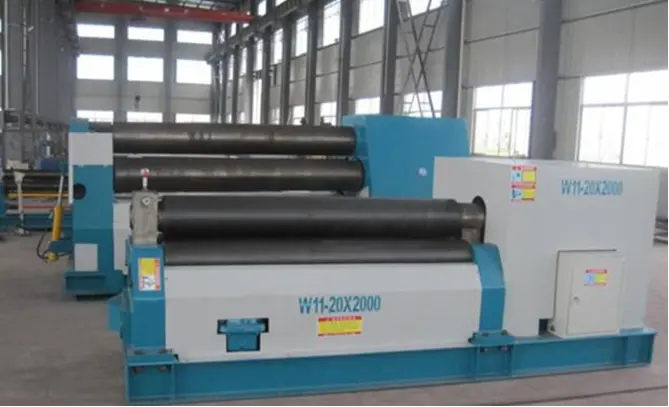 3-х валковые вальцы W11-16×2000 аналог ИБ2222