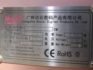 Nocai NC-DX0609 2016 планшетный УФ принтер