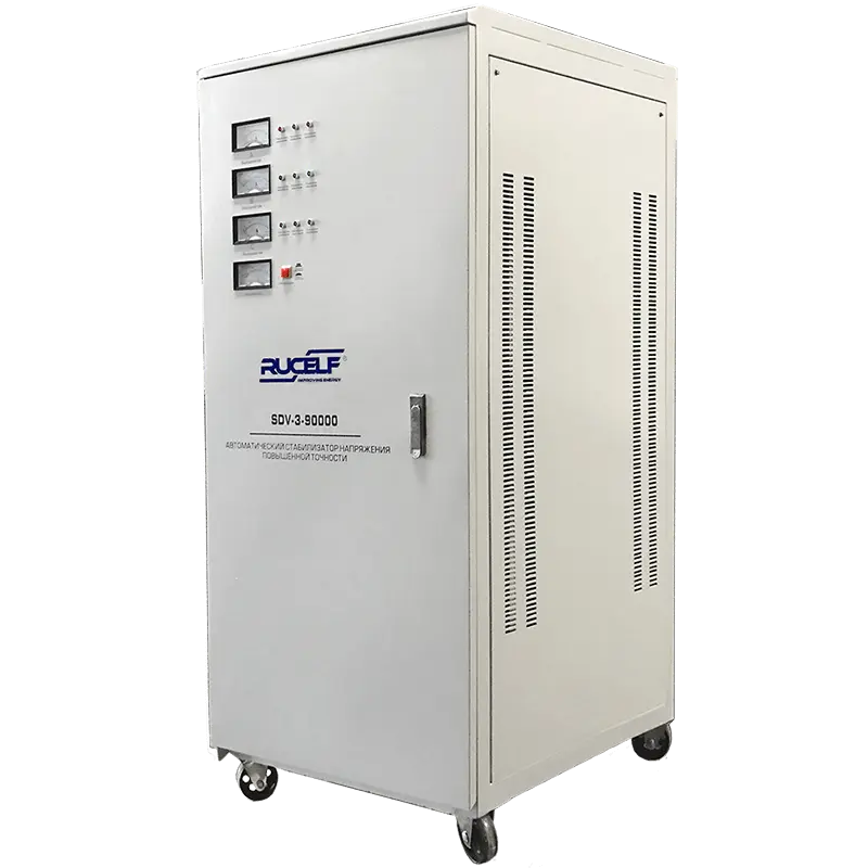 Трехфазный стабилизатор напряжения Rucelf SDV-3-90000