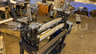 Вальцовочный станок трех-валковый ручной RM-550x4