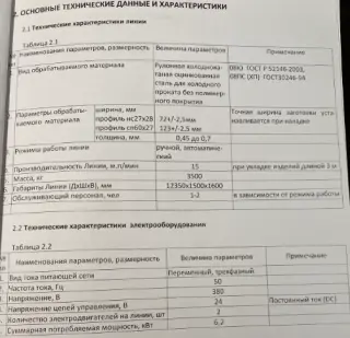 Линия двухручьевая для производства профиля