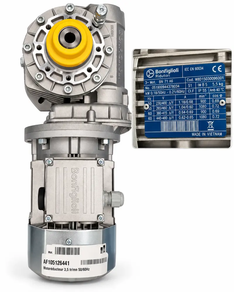 Мотор-редуктор Bongard AF105126441 — новый, для ротационной печи