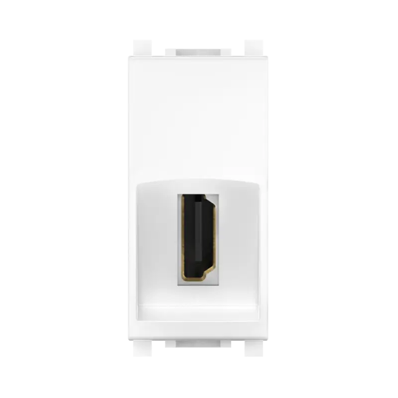 Встраиваемая HDMI розетка CADUCEUS ALING EXPERIENCE, тип А-A, с антибактериальной защитой