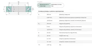 Подшипник перекрестно-роликовый SX011840-A