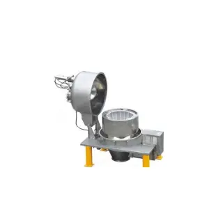 Центрифуга с фильтрующим мешком и нижним ножевым съёмом осадка PLD800