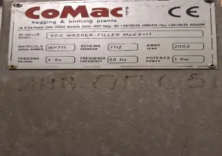 Линия розлива в кеги (мет) (Kegging &amp; bottling plants, CoMac)
