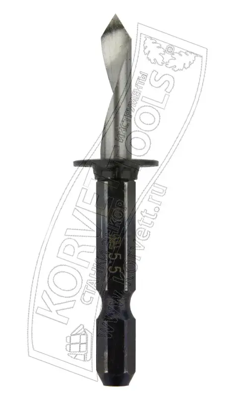 179955. Сверло для волнистого пластика 5,5мм, 1/4 HEX, Япония