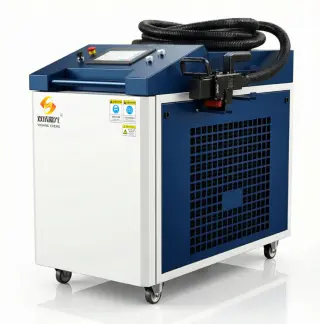 SCLASER SC-FSQ6000W — лазерная очистка металла 6000W от ржавчины и краски